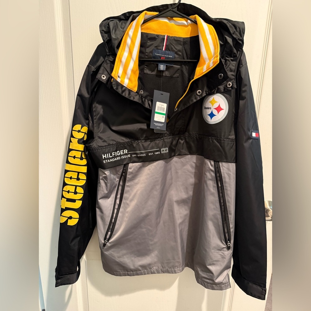 Tommy Hilfiger Black and Yellow Jacket